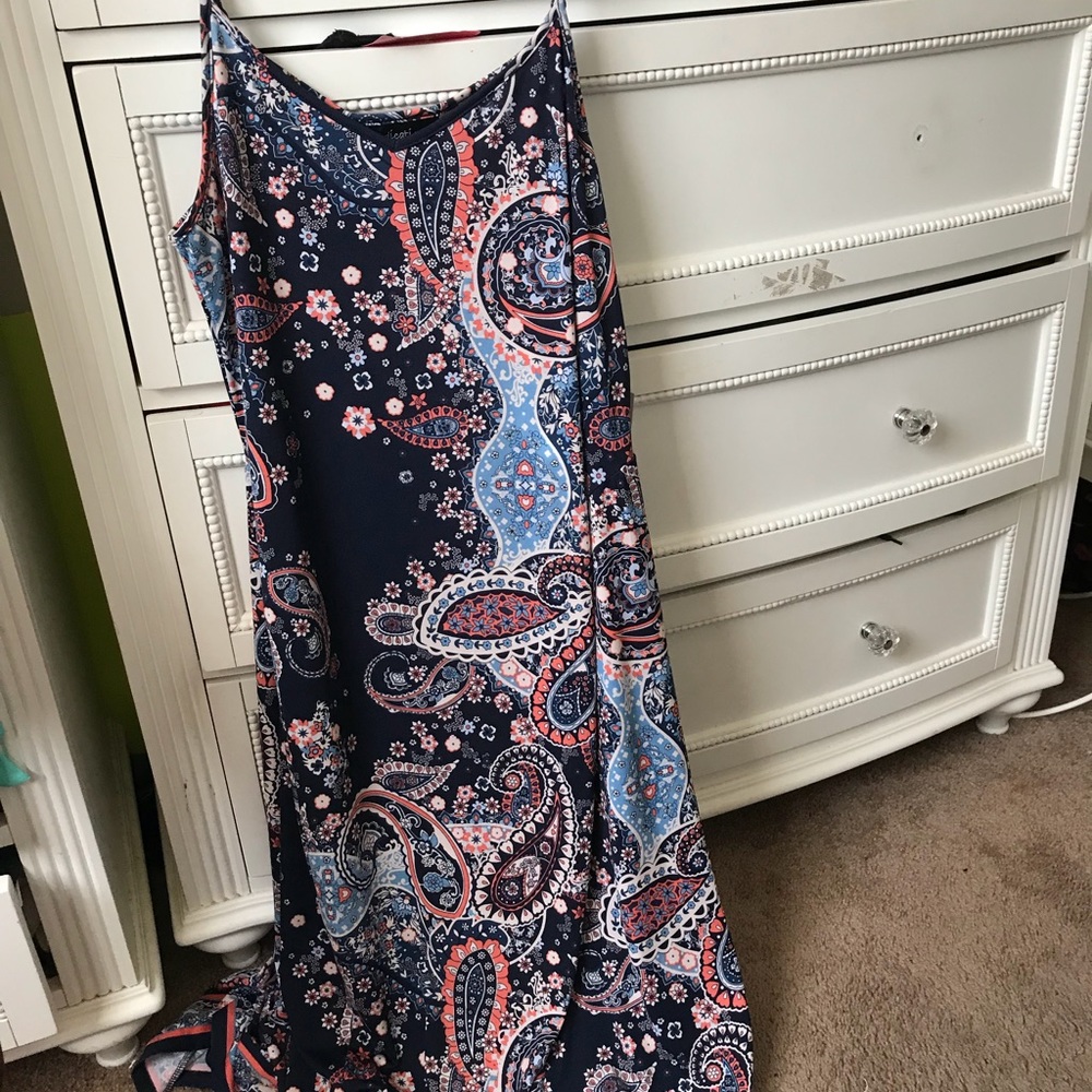 paisley print dress